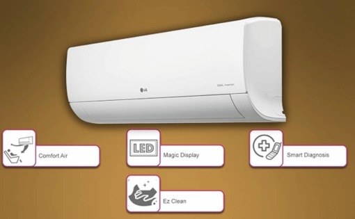 LG 1.5 Ton 4 Star Inverter Split AC (Copper, Convertible 5-in-1 Cooling, HD Filter with Anti-Virus Protection, 2021 Model, MS-Q18KNYA1, White) - Image 3